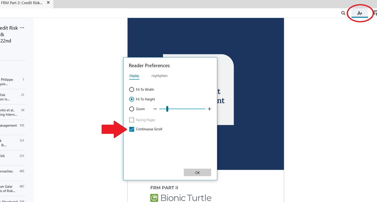Continuous Scroll